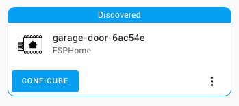Installing the Garage Door Opener with Home Assistant